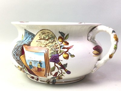 Lot 365 - VICTORIAN CERAMIC CHAMBER POT