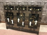 Lot 241 - MID 20TH CENTURY CHINESE SIDEBOARD with three...