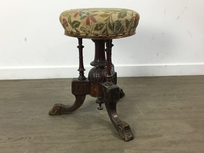 Lot 325 - MAHOGANY CIRCULAR STOOL