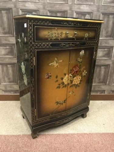 Lot 247 - MID 20TH CENTURY CHINESE CABINET with one long...