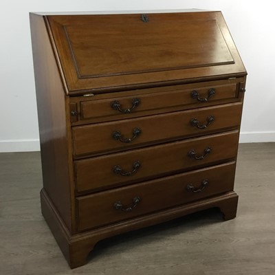 Lot 309 - MAHOGANY WRITING BUREAU