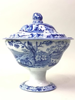 Lot 312 - GROUP OF BLUE AND WHITE CERAMICS