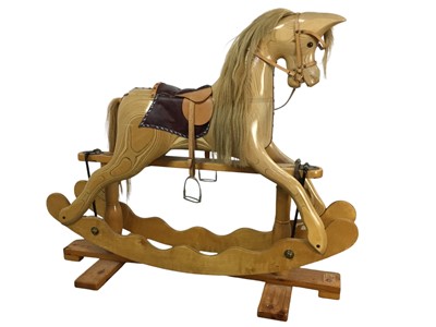 Lot 8 - CHILD'S ROCKING HORSE