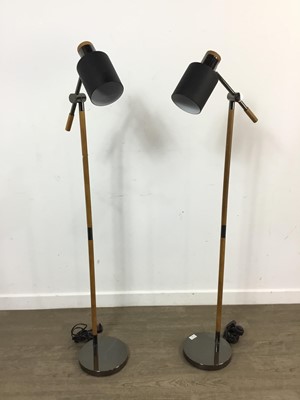 Lot 462 - PAIR OF CONTEMPORARY FLOOR LAMPS