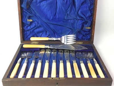 Lot 139 - SUITE OF SILVER PLATED CUTLERY