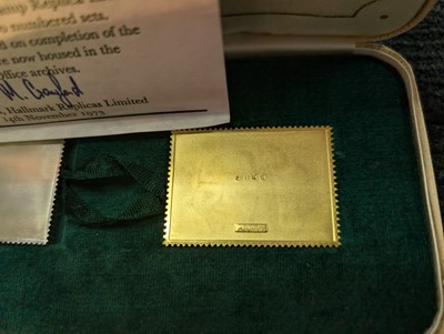 Lot 932 - HRH THE PRINCESS ANNE & CAPTAIN MARK PHILLIPS, THE ROYAL WEDDING STAMP REPLICAS