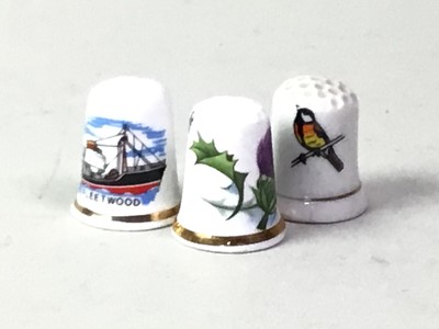 Lot 485 - COLLECTION OF THIMBLES