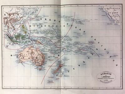 Lot 494 - FOLDING FRENCH MAP