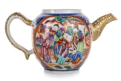 Lot 1385 - CHINESE PORCELAIN TEAPOT