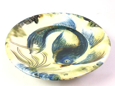 Lot 434 - PUIGDEMONT ART STUDIO POTTERY FISH BOWL