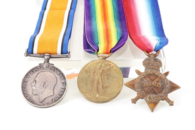 Lot 135 - WWI SERVICE MEDAL TRIO