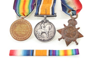 Lot 136 - WWI SERVICE MEDAL TRIO