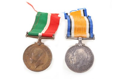 Lot 137 - WWI SERVICE MEDAL PAIR