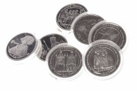 Lot 529 - SET OF SEVEN SILVER PROOF COINS including a...