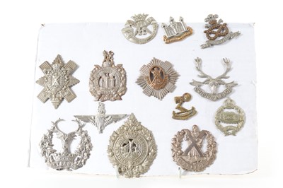 Lot 143 - COLLECTION OF BRITISH REGIMENTAL CAP BADGES