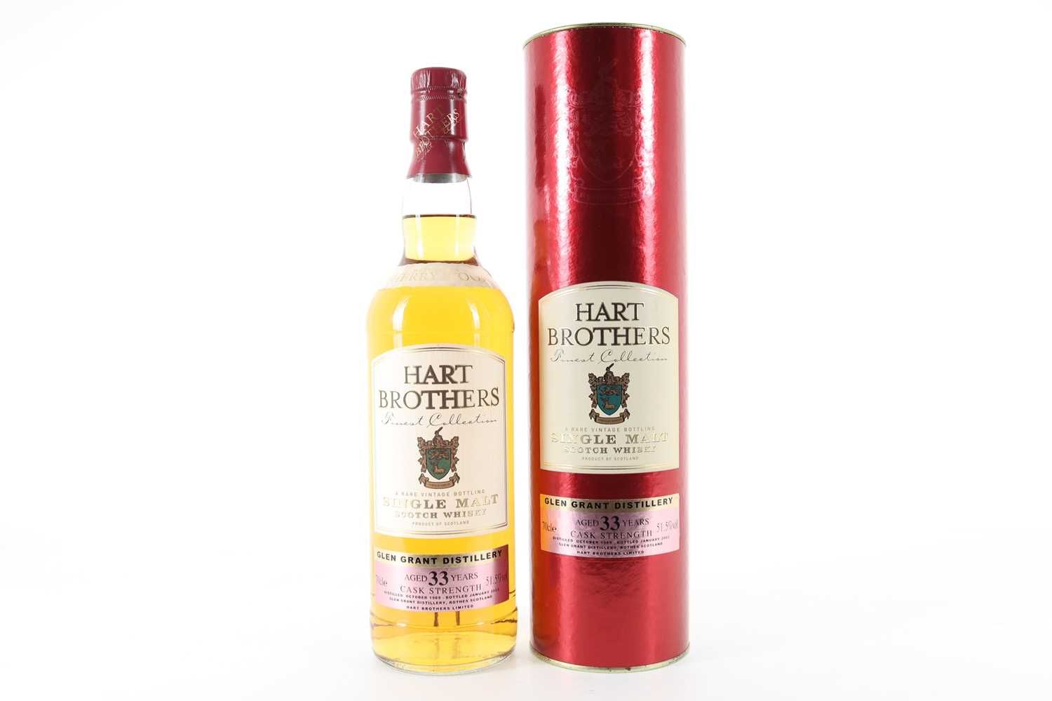 Lot 21 - GLEN GRANT 1969 33 YEAR OLD HART BROTHERS