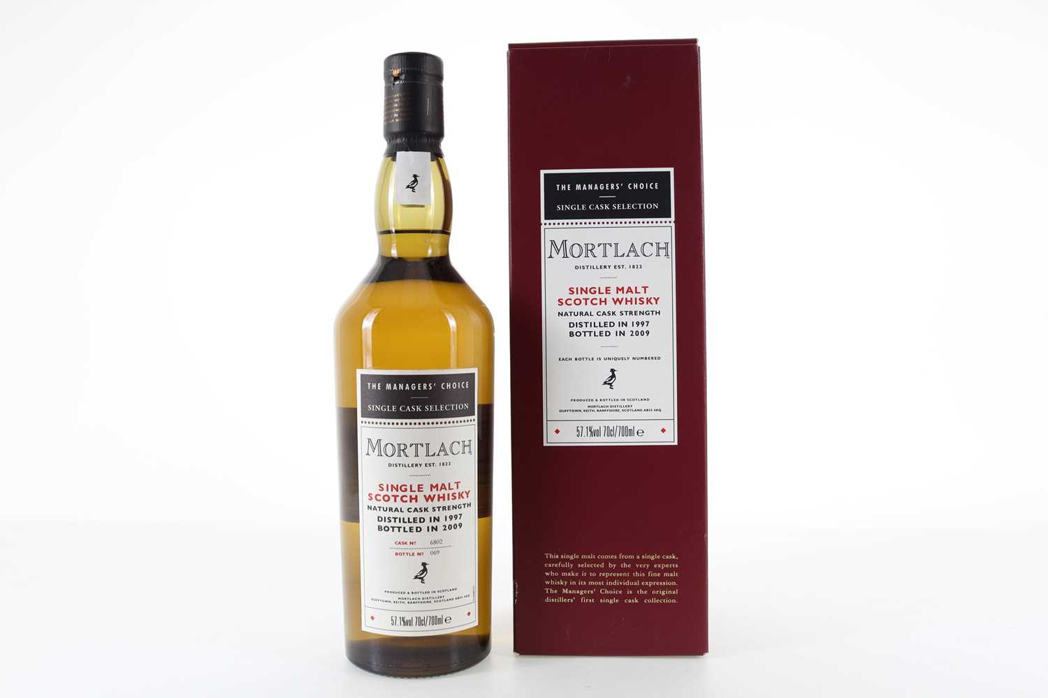 Lot 26 - MORTLACH 1997 MANAGERS' CHOICE