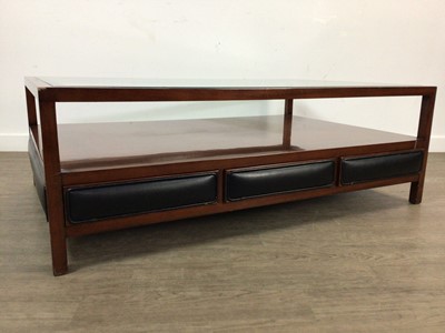 Lot 572 - MAISON JANSEN HARDWOOD COFFEE TABLE