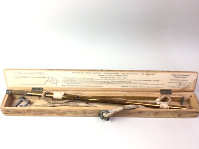 Lot 716 - WIGZELL'S PATENT ATMOSPHERIC TYPE SEA-SOUNDING INSTRUMENT