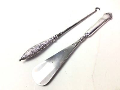 Lot 705 - DANISH 800 STANDARD SILVER LETTER OPENER