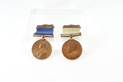 Lot 185 - VICTORIA AND EDWARD VII VISIT TO IRELAND, ROYAL IRISH CONSTABULARY MEDAL PAIR