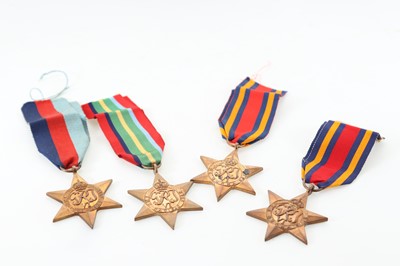 Lot 188 - WWII SERVICE AND CAMPAIGN MEDALS