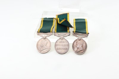 Lot 192 - COLLECTION OF THIRTEEN GEORGE VI EFFICIENCY MEDALS