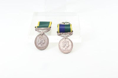 Lot 193 - TWO QEII EFFICIENCY MEDALS