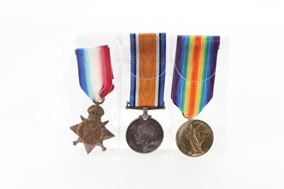 Lot 202 - WWI MONS STAR TRIO