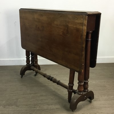 Lot 739 - VICTORIAN DROP LEAF TABLE