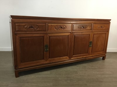 Lot 715 - CHINESE HARDWOOD SIDEBOARD