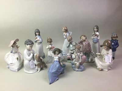 Lot 764 - GROUP OF NAO FIGURES