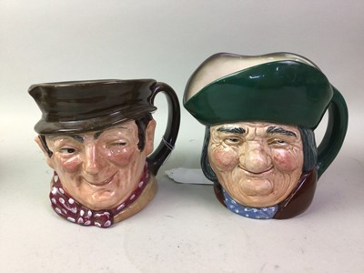 Lot 770 - TWO ROYAL DOULTON CHARACTER JUGS