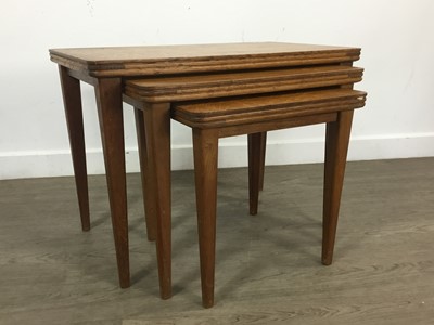 Lot 780 - NEST OF TEAK TABLES