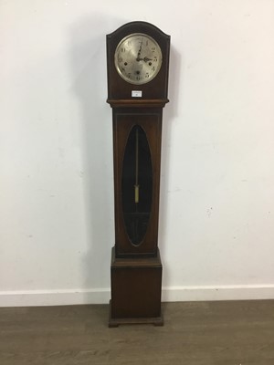 Lot 65 - OAK GRANDMOTHER CLOCK