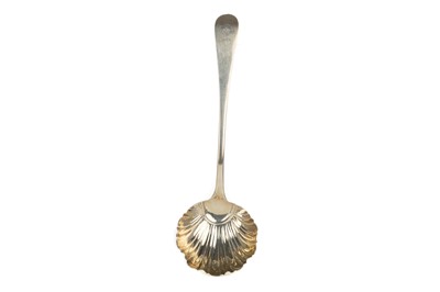 Lot 946 - SCOTTISH GEORGE III SILVER LADLE