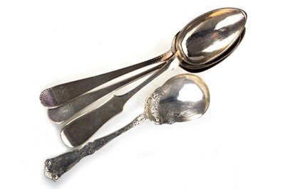 Lot 948 - GROUP OF SILVER FLAT WARE