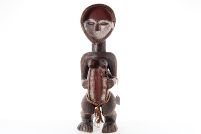 Lot 206 - GABON, FEMALE KWELE FIGURE