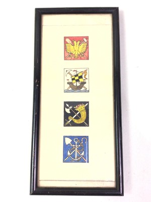 Lot 251 - ROYAL INTEREST - FOUR ANTIQUE HORSE BRASS BRIDLE MOUNTS