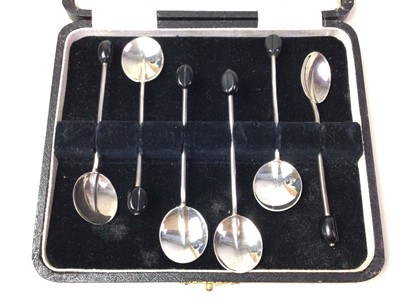 Lot 8 - SET OF GEORGE V COFFEE SPOONS