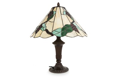Lot 587 - TIFANNY STYLE TABLE LAMP