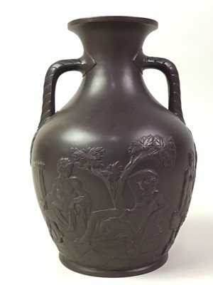 Lot 43 - WILHELM SCHILLER & SONS GREEK REVIVAL TERRACOTTA VASE