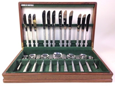 Lot 28 - CANTEEN OF SILVER PLATED CUTLERY