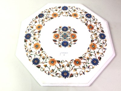 Lot 3 - INDIAN WHITE MARBLE TABLE TOP