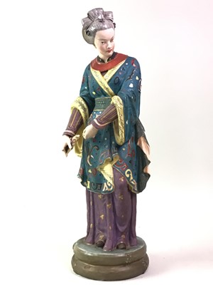 Lot 73 - LIMOGES PORCELAIN FIGURE