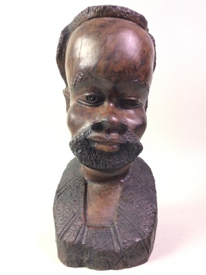 Lot 207 - AFRICAN HARDWOOD BUST