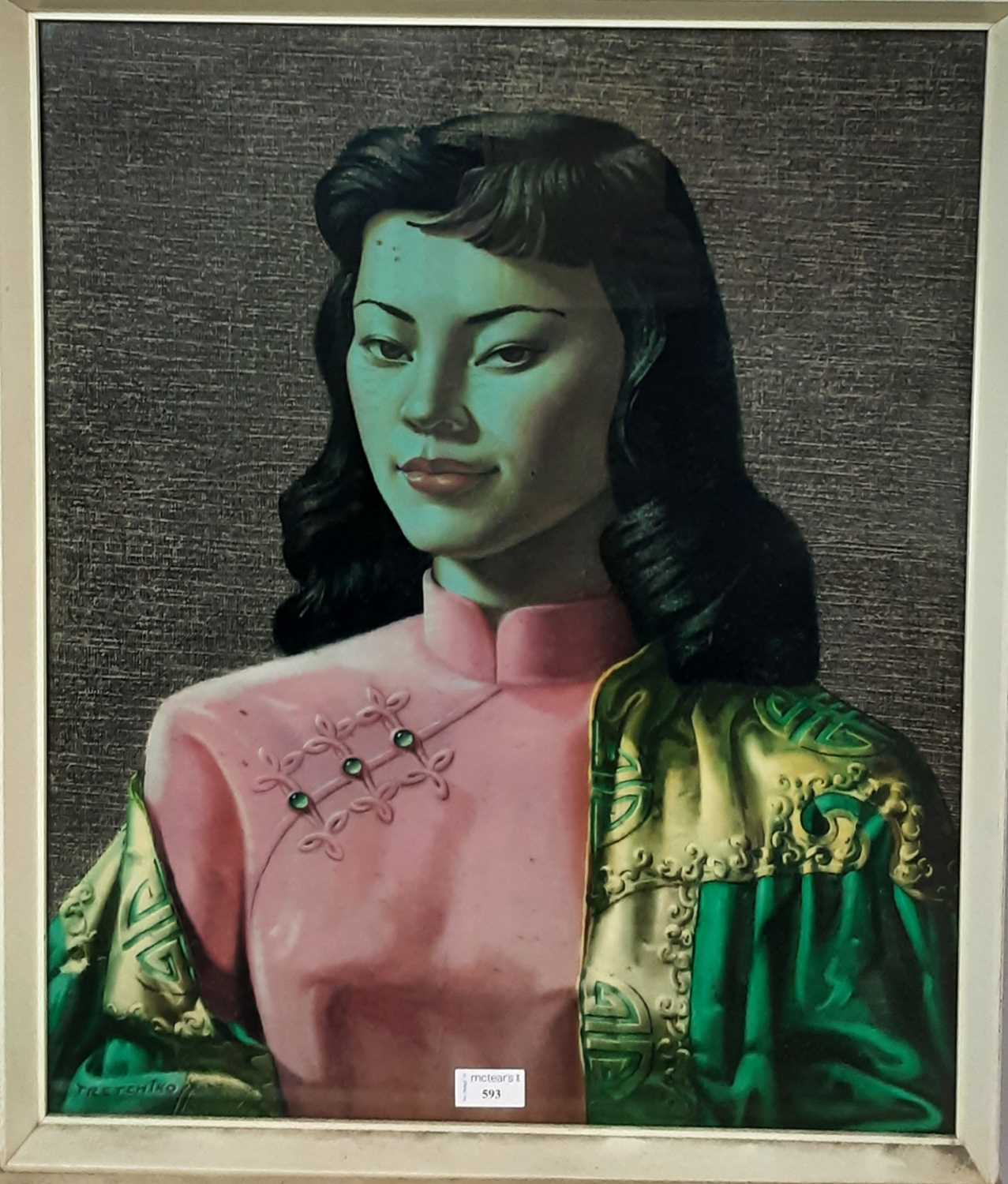 Lot 593 - AFTER VLADIMIR TRETCHIKOFF (RUSSIAN, 1913-2006), MISS WONG