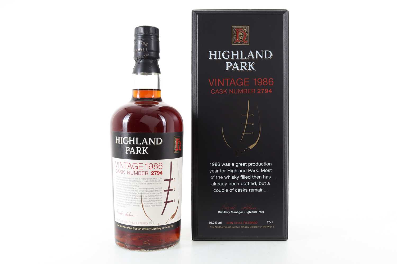 Lot 45 - HIGHLAND PARK 1986 SINGLE CASK #2794