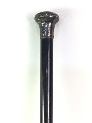 Lot 238 - EBONIZED WALKING STICK