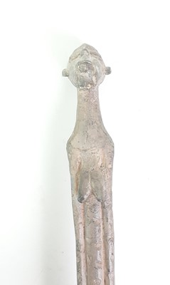 Lot 240 - DOGON - MALI BRONZE OF A FEMALE FIGURE